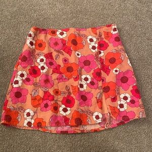 Floral print skirt - Urban Outfitters size XS